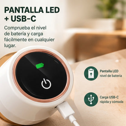 Quitapelusas Eléctrico con Pantalla LED