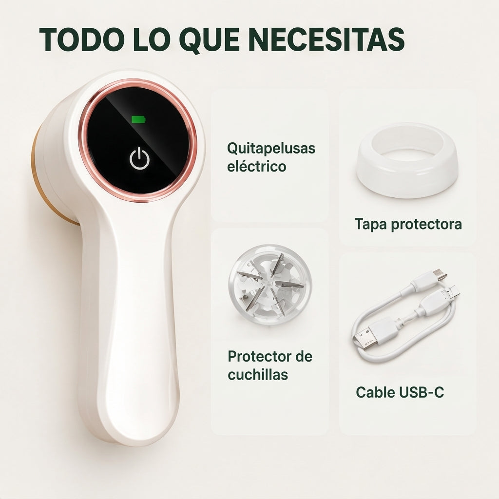 Quitapelusas Eléctrico con Pantalla LED