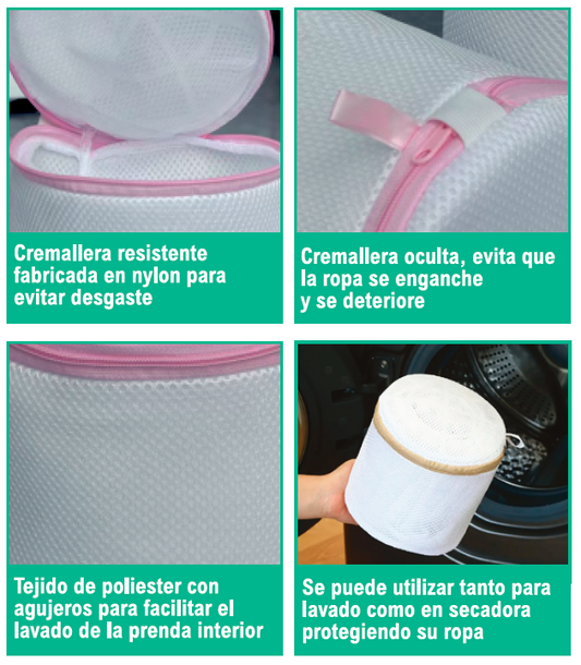 Bolsas de Lavado para Prendas Delicadas — Pack de 3