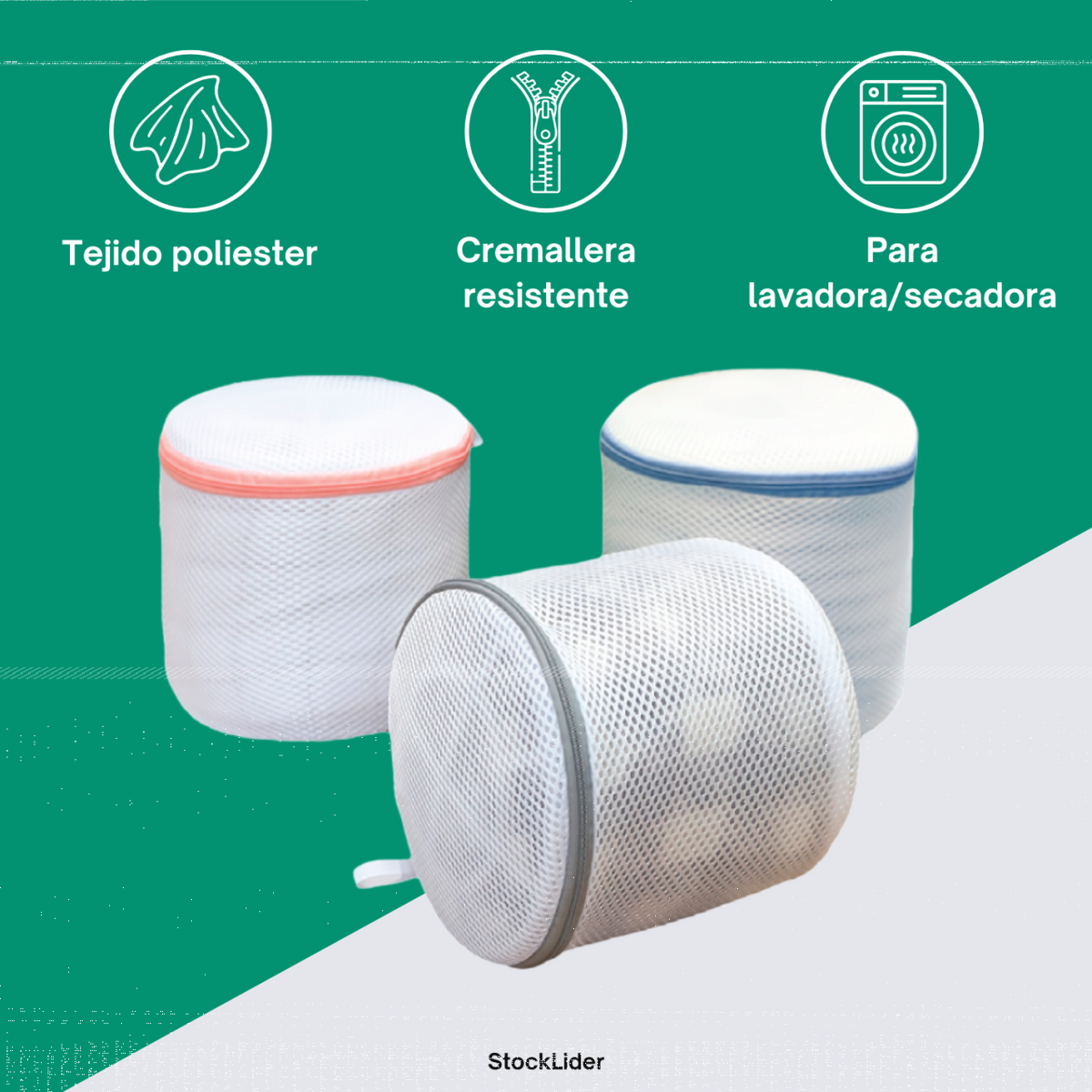 Bolsas de Lavado para Prendas Delicadas — Pack de 3